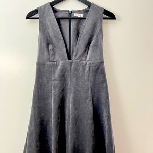 Wilfred Velvet Low Cut Dress